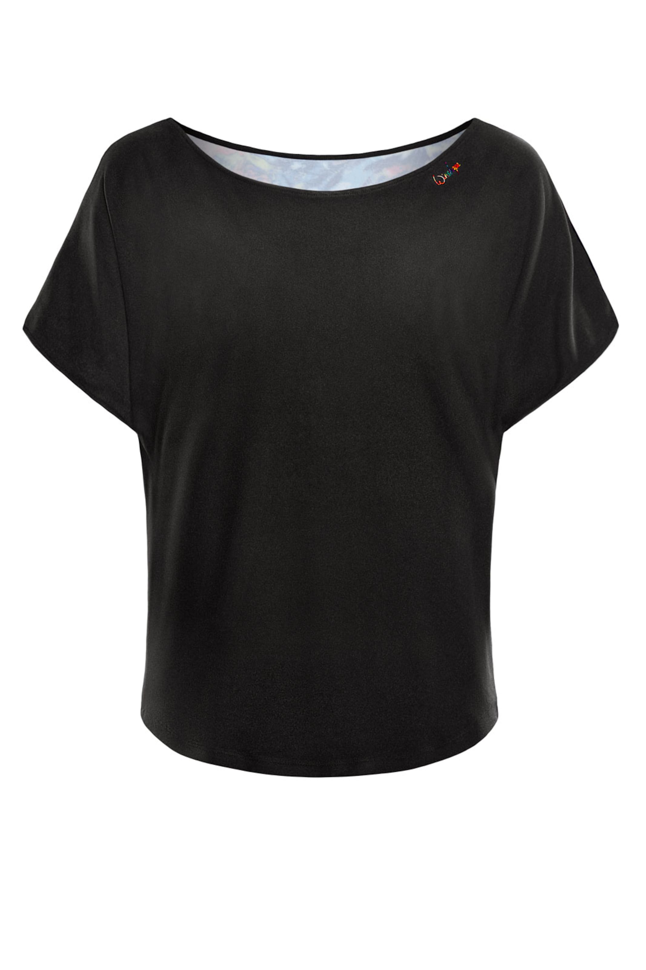 Winshape Λειτουργικό μπλουζάκι 'DT108LS' σε μαύρο: μπροστά