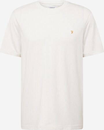 FARAH T-shirt 'DANNY' i vit: framsida