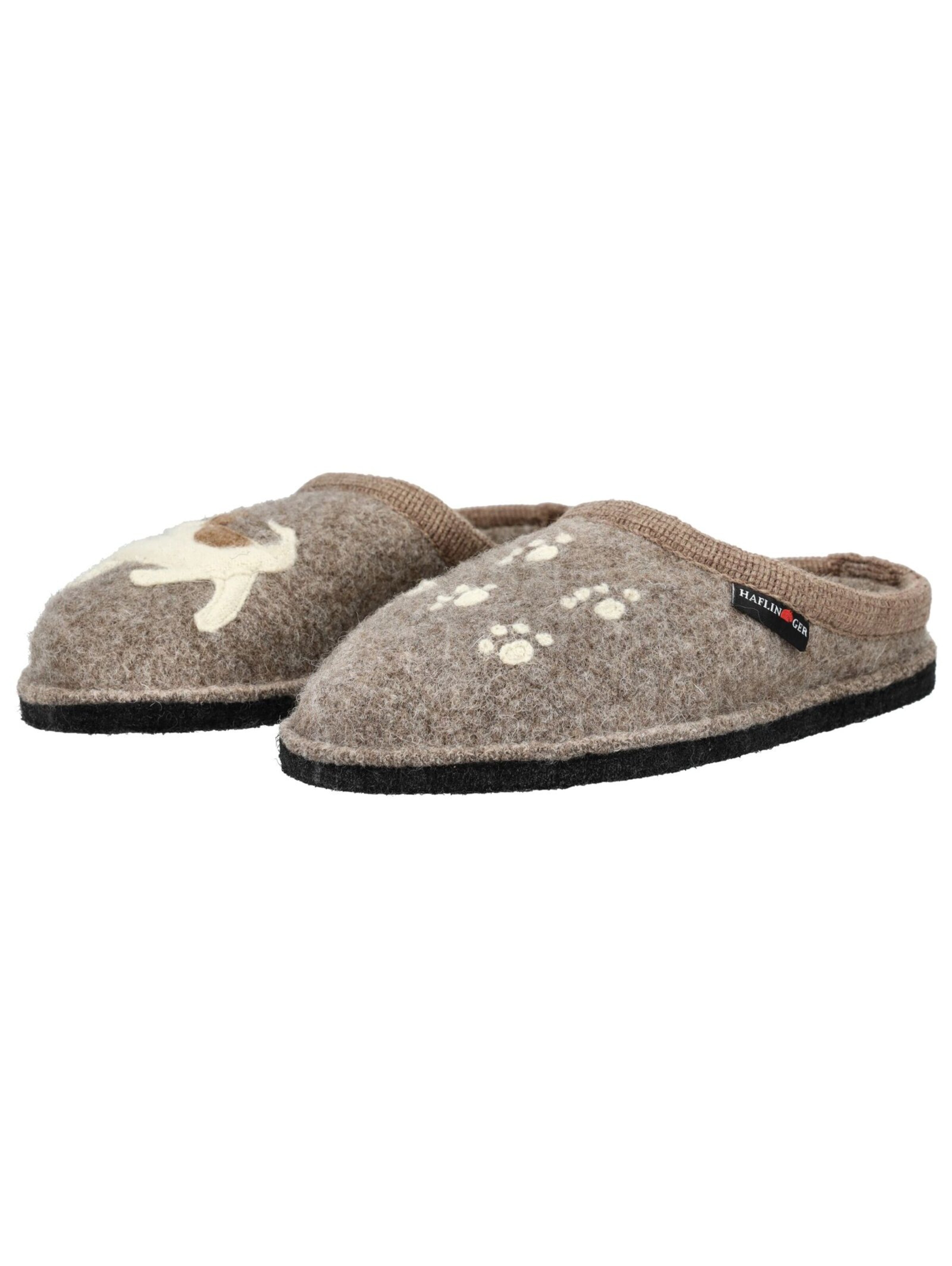 HAFLINGER Slippers in Beige