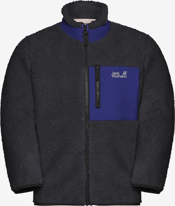 JACK WOLFSKIN Funktionsfleecejacke in Schwarz: Vorderseite