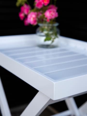 Table d’appoint cinas en blanc