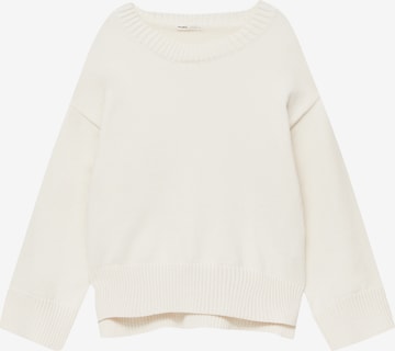 Pull&Bear Sweater in Beige: front