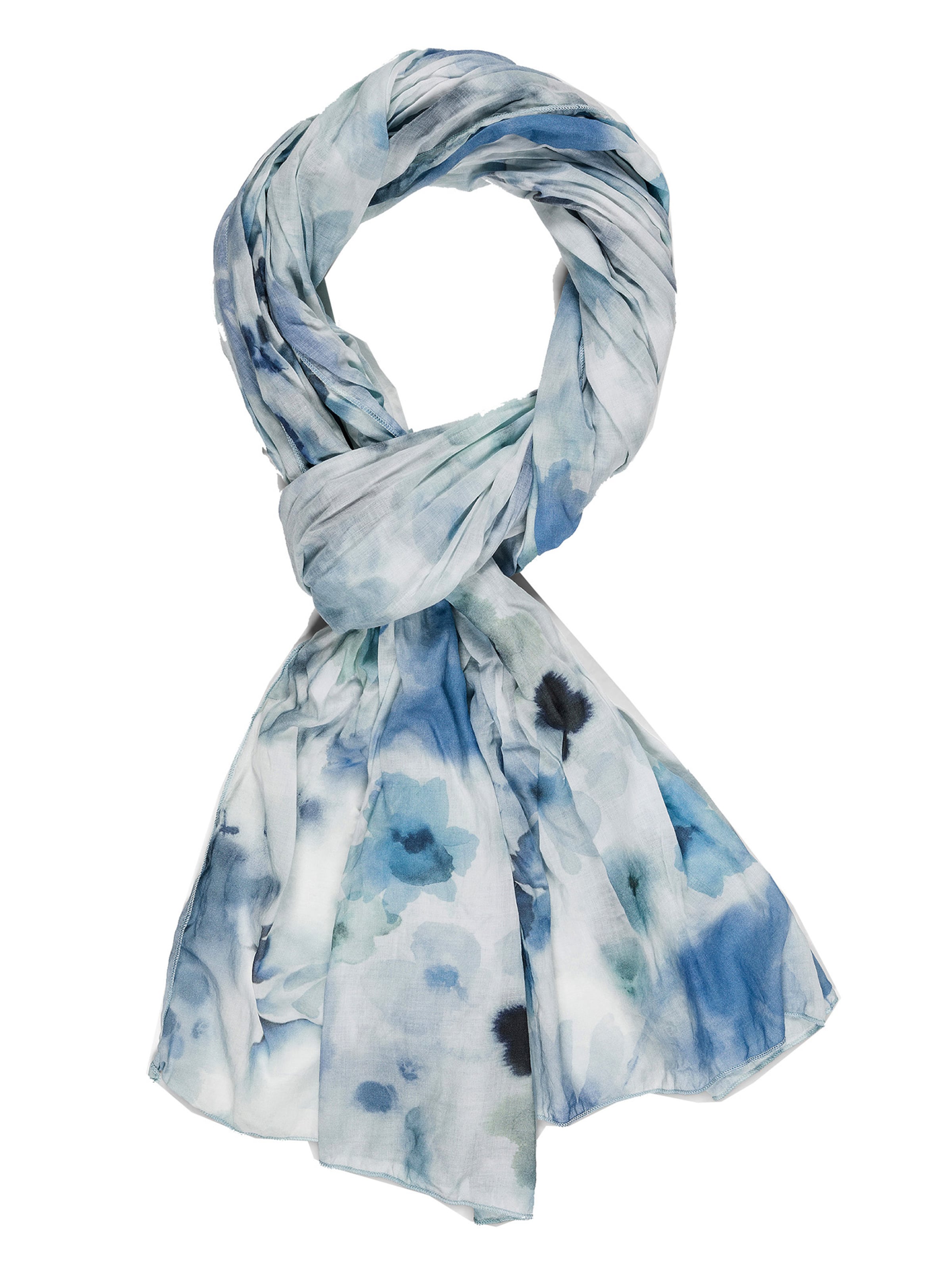 DEHA Schal in Blau: Vorderseite