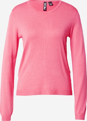 Pullover di PIECES in rosa: frontale