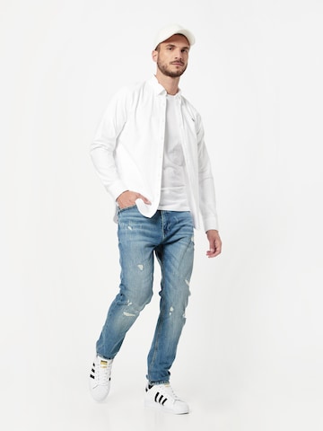 Regular fit Camicia business di Abercrombie & Fitch in bianco