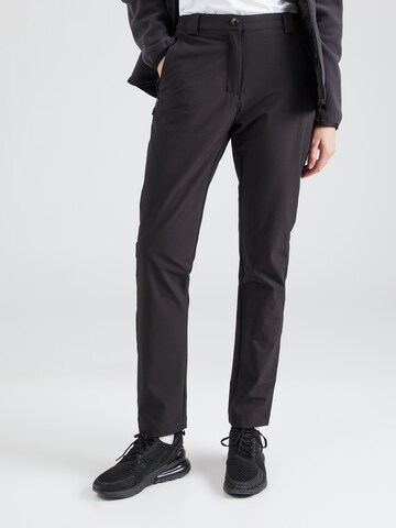 Rukka Regular Outdoor trousers in Black: front