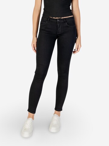 Skinny Jeans 'CURVE X W2YAJ2 D4PZ1' di GUESS in nero: frontale
