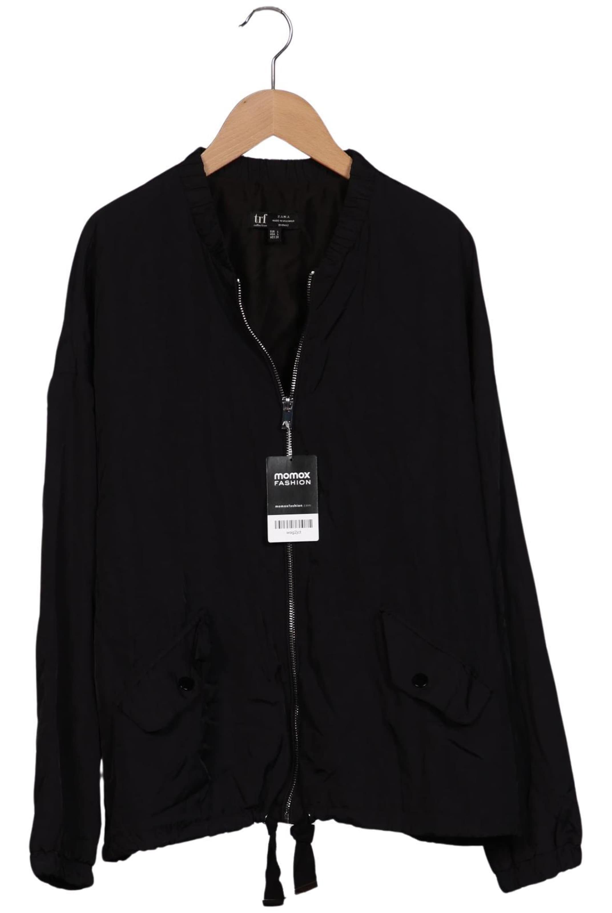 ZARA Jacke L in Schwarz: Vorderseite