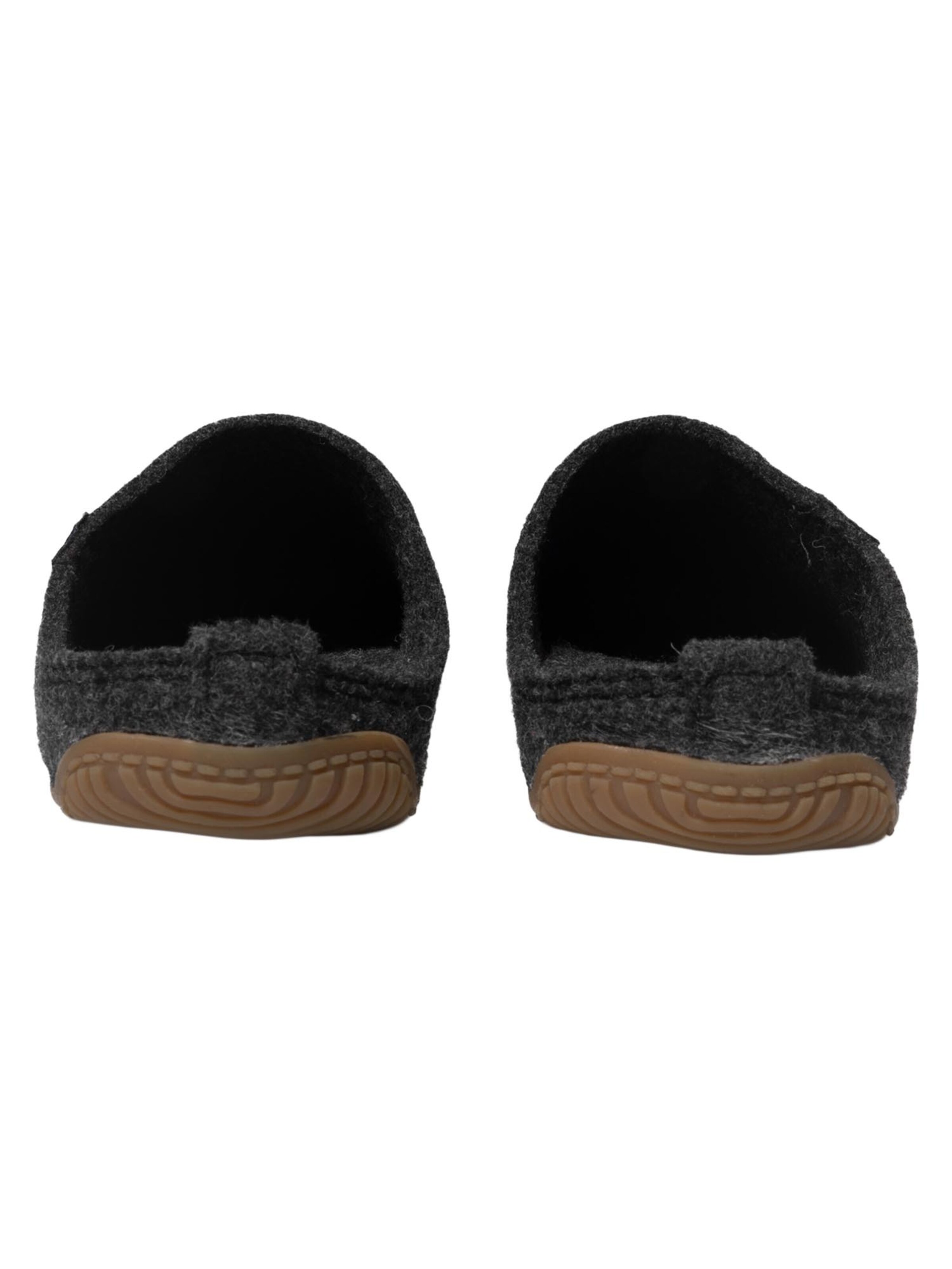 Living Kitzbühel Slippers 'Filz - Schweizer Kreuz' in Grey