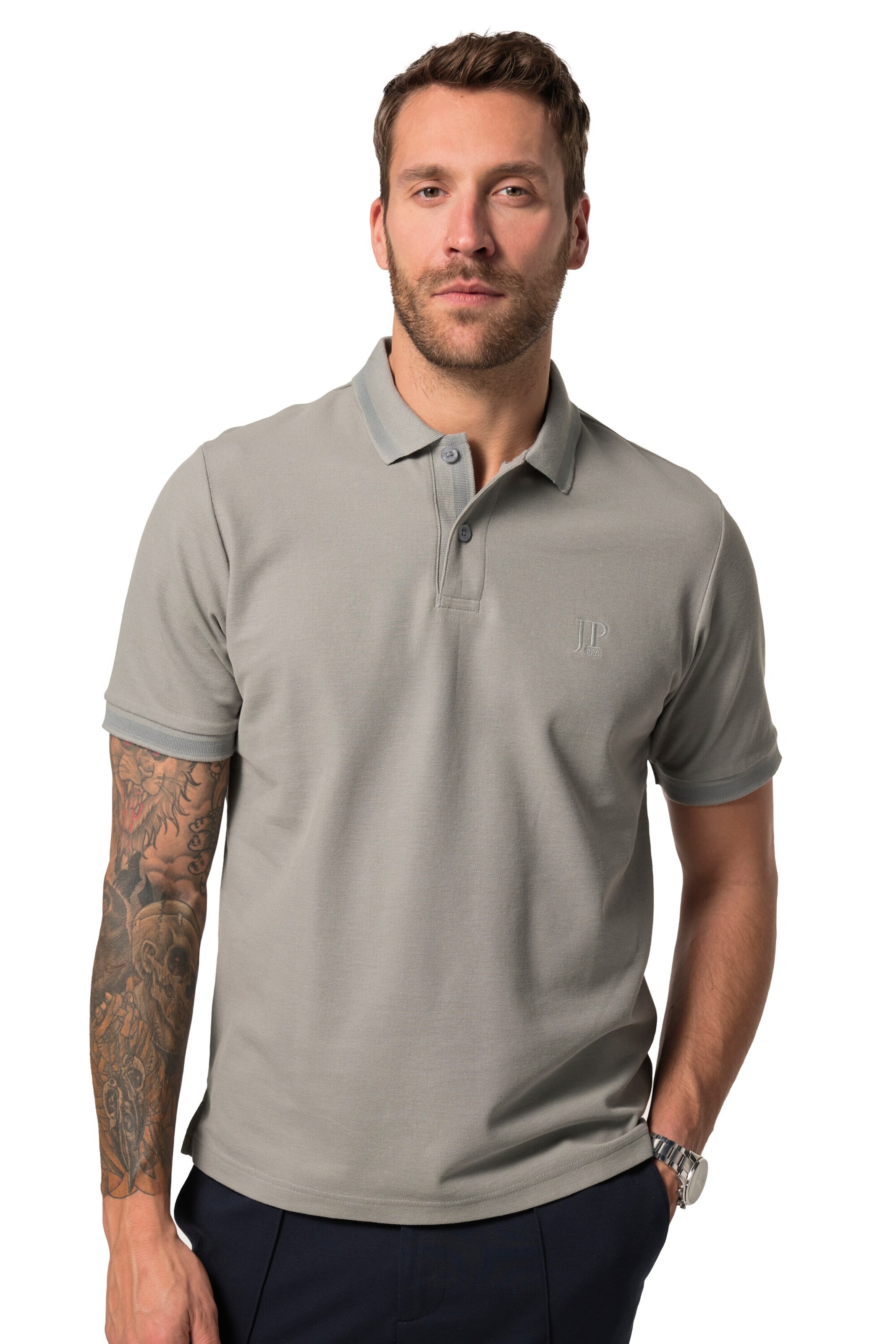 JP1880 Shirt in Grey: front