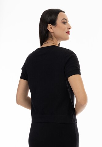 faina - Pullover em preto