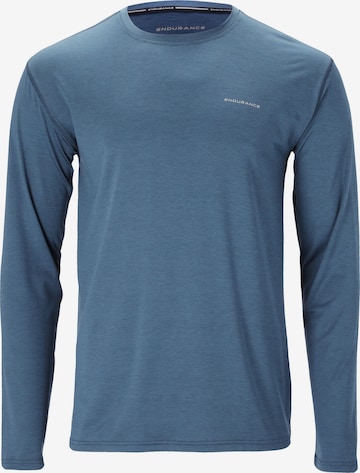 ENDURANCE Performance Shirt 'Mell' in Blue: front