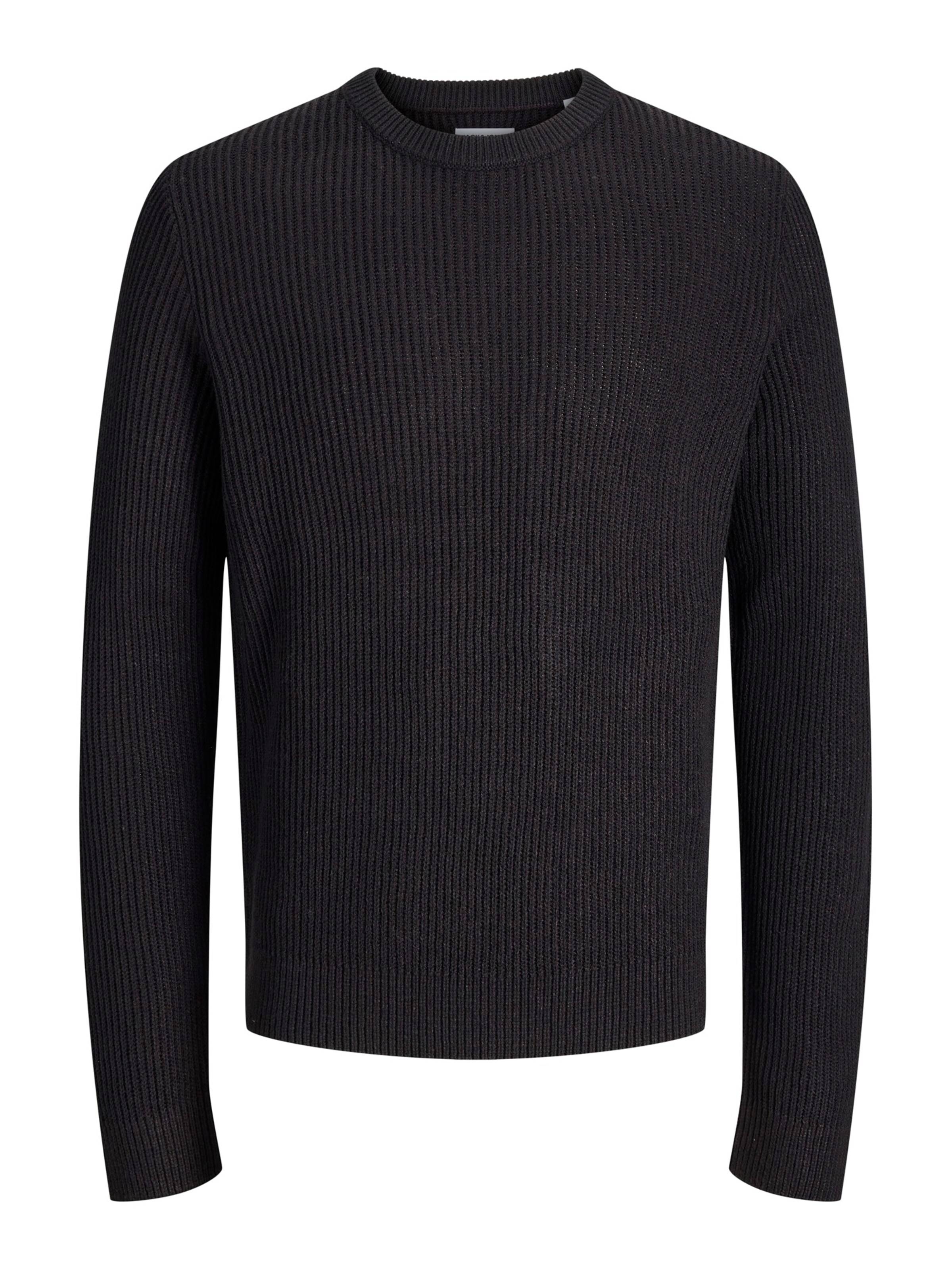 Jack & Jones Plus - Jersey 'JJPannel' en negro: frente