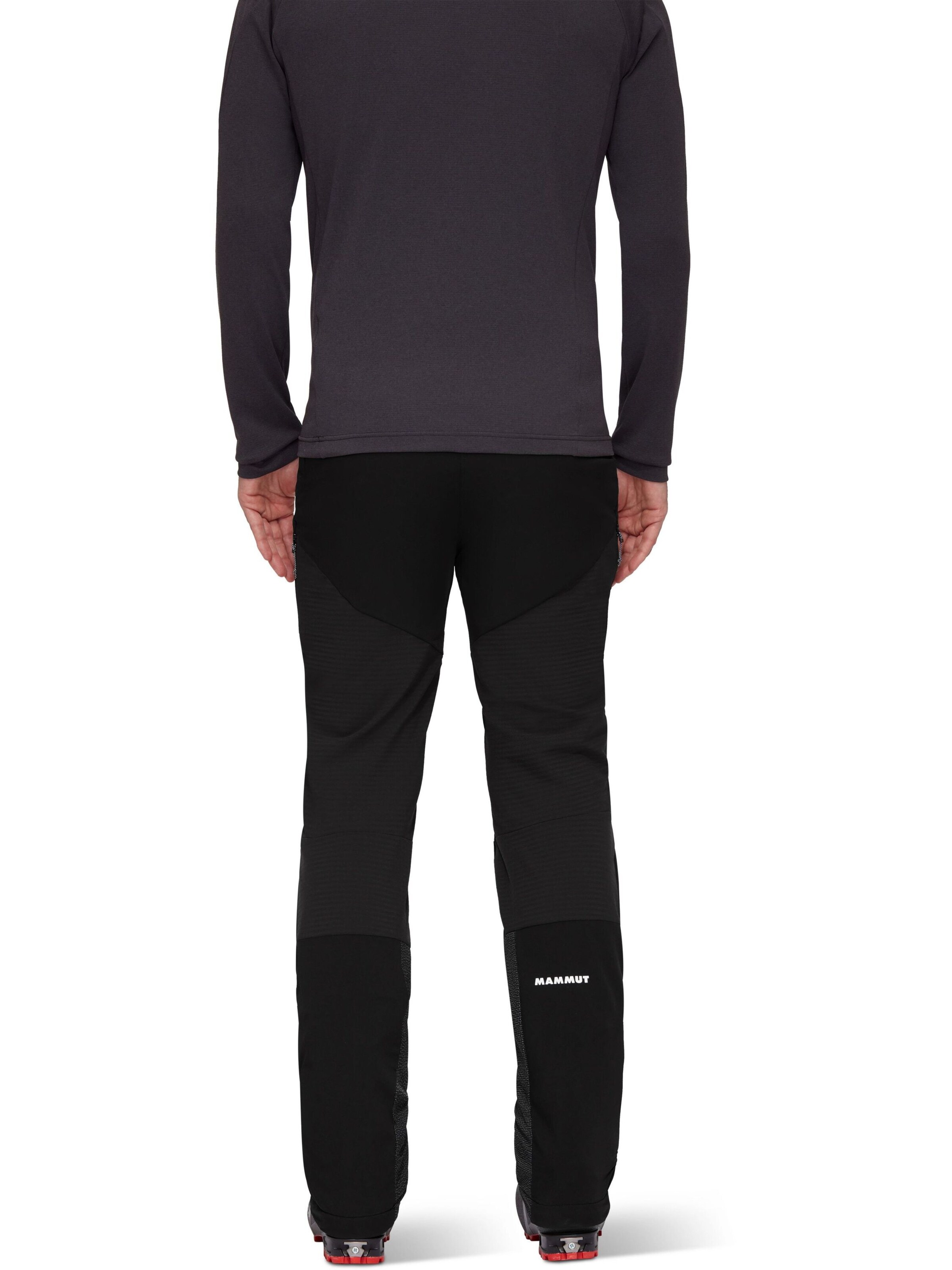 MAMMUT Regular Outdoor Pants 'Aenergy' in Black