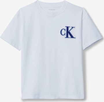 Calvin Klein Jeans Tričko – bílá: přední strana