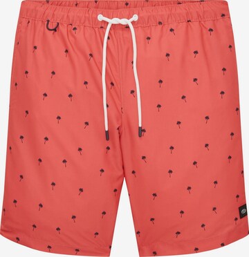 TOM TAILOR Board Shorts in Red: front