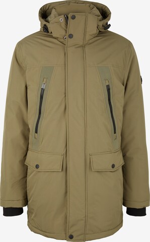 TOM TAILOR Between-Seasons Parka in Green: front