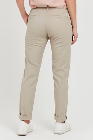 Oxmo Slim fit Chino Pants 'Chakira' in Beige