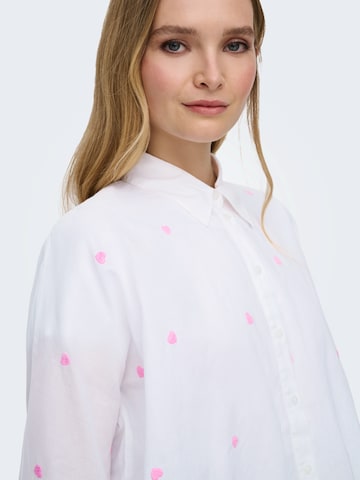 ONLY Blouse 'ONLNEW LINA GRACE' in Wit