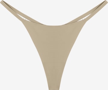 GOD SAVE QUEENSTanga gaćice 'Second Skin G-String' - smeđa boja: prednji dio