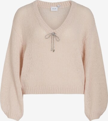 VILA Sweater in Beige: front