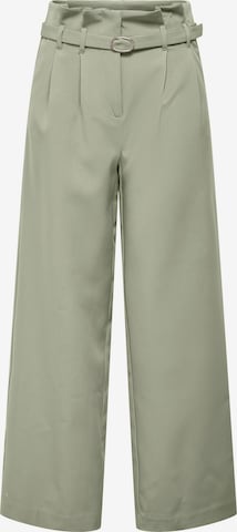 ONLY Pleat-Front Pants 'PAYTON-MAIA' in Green: front