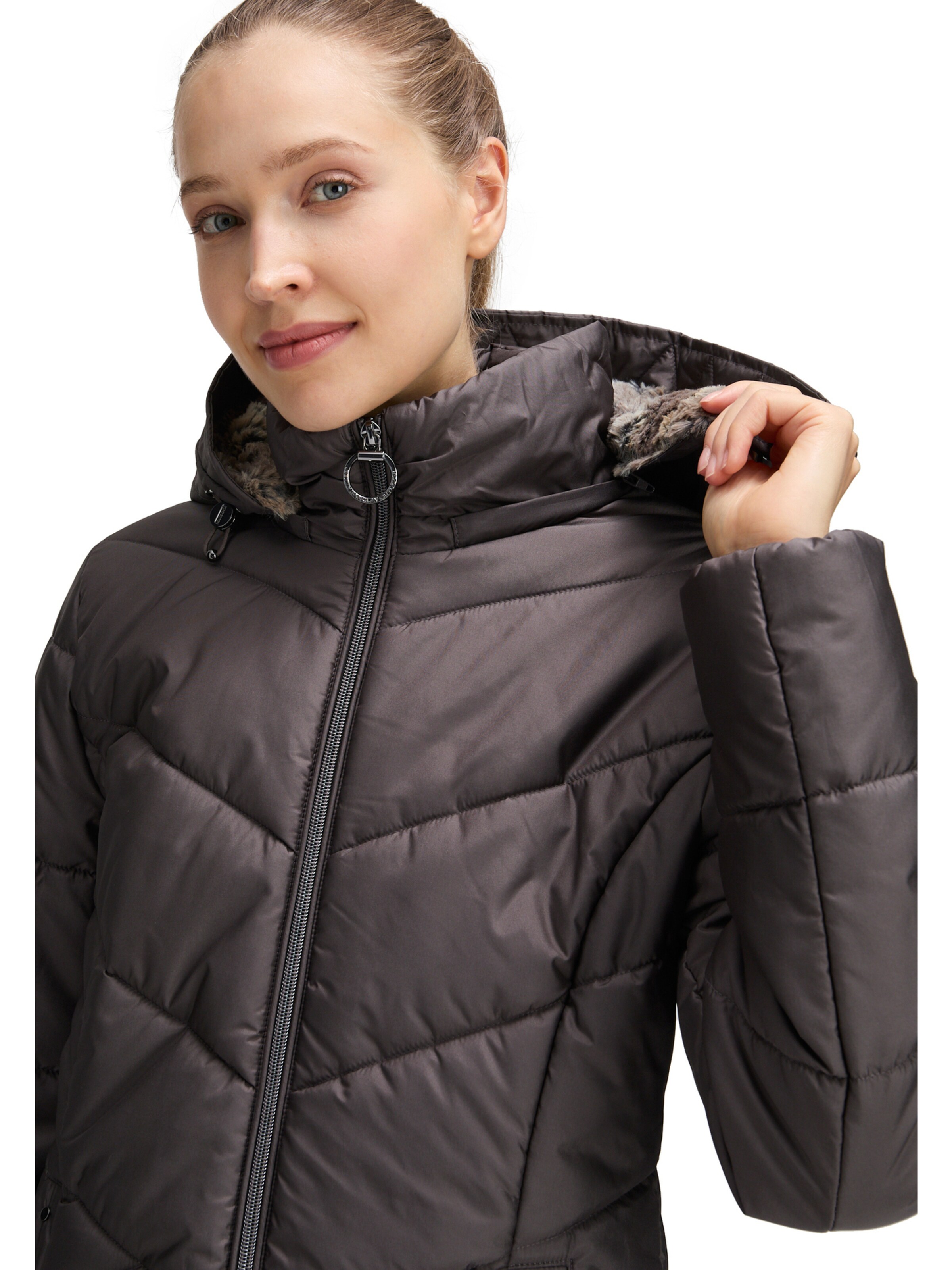 Betty Barclay Winter Jacket in Brown