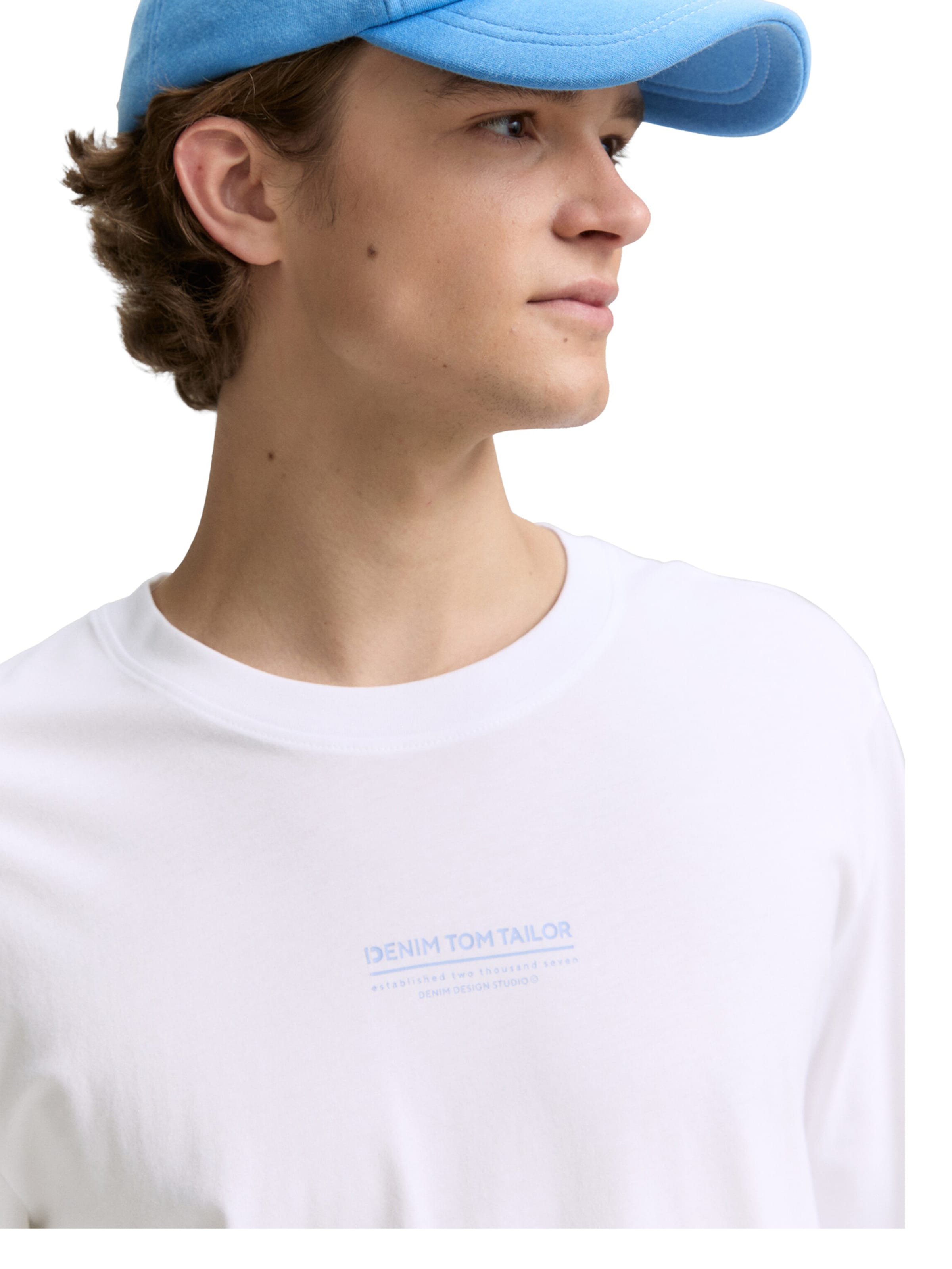Maglietta di TOM TAILOR DENIM in bianco