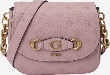 GUESS - Mala de ombro 'Izzy' em rosa: frente