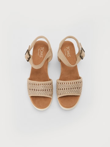 Sandalo 'DIANA' di TOMS in oro