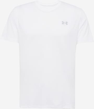 UNDER ARMOUR Performance Shirt 'Launch' in White: front