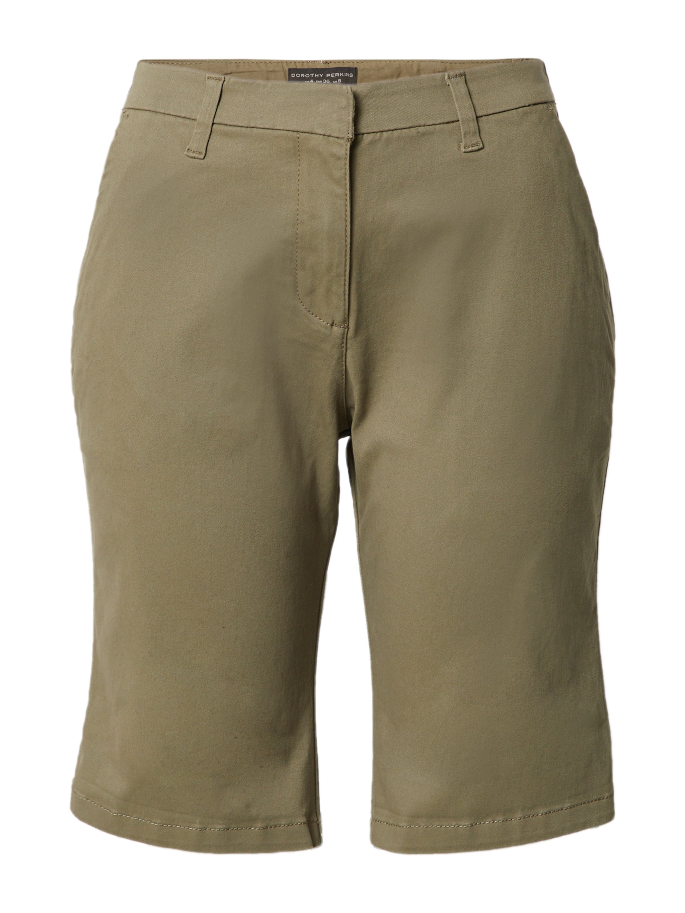 Dorothy Perkins Chino hlače | kaki barva, Prikaz izdelka