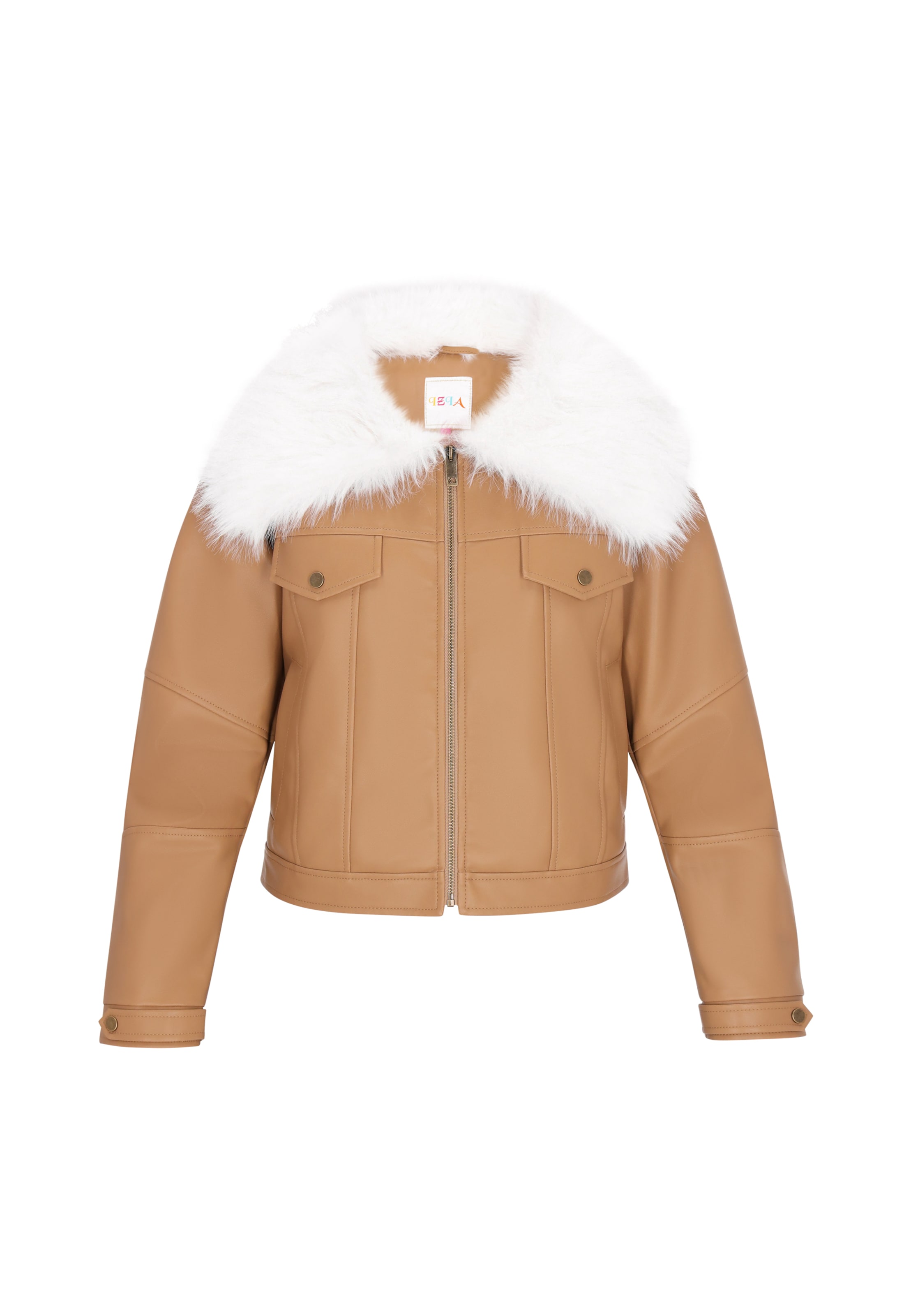 IZIA Зимняя куртка 'Fashion Look' в Бежевый: спереди