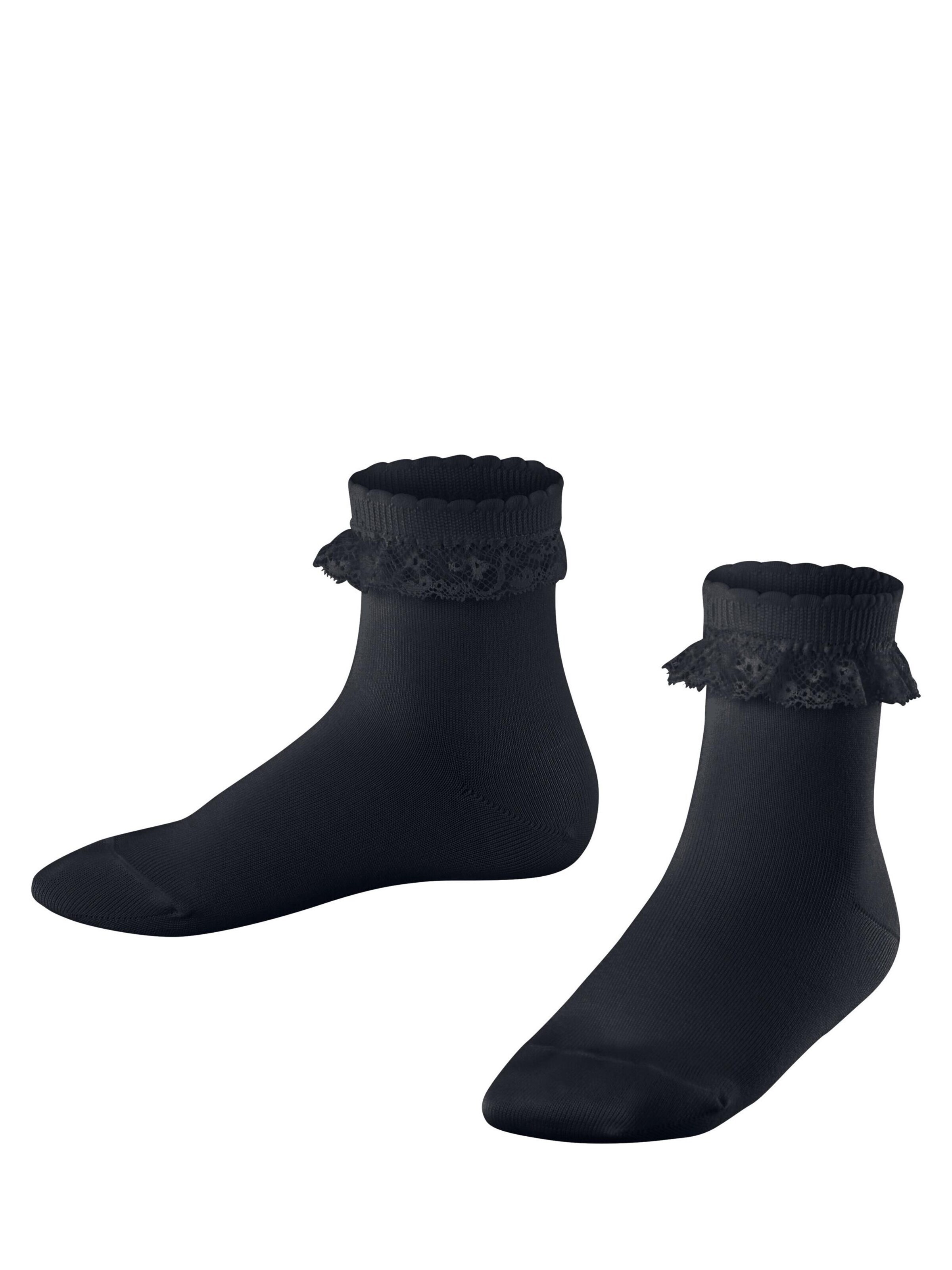 zils FALKE Zeķes 'Romantic Lace': no priekšpuses