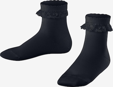 zils FALKE Zeķes 'Romantic Lace': no priekšpuses