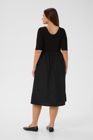 KAFFE CURVE Kleid 'KCkirstine' in Schwarz