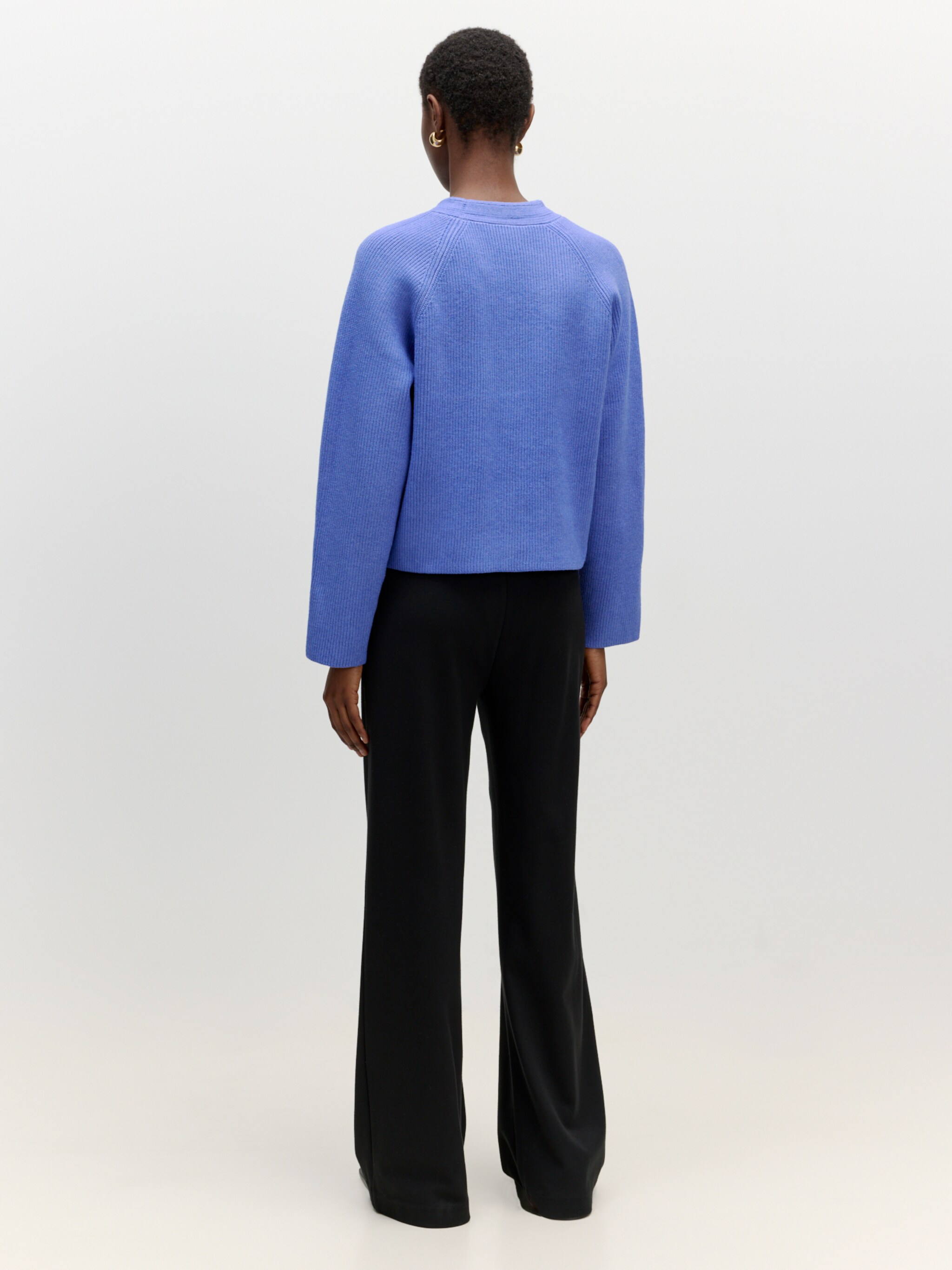 EDITED Producten Gebreid vest 'Logan' Blauw