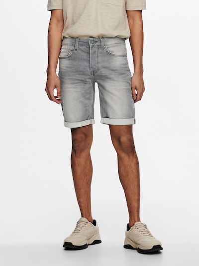 Only & Sons Džíny 'PLY' - šedá džínová, Model/ka