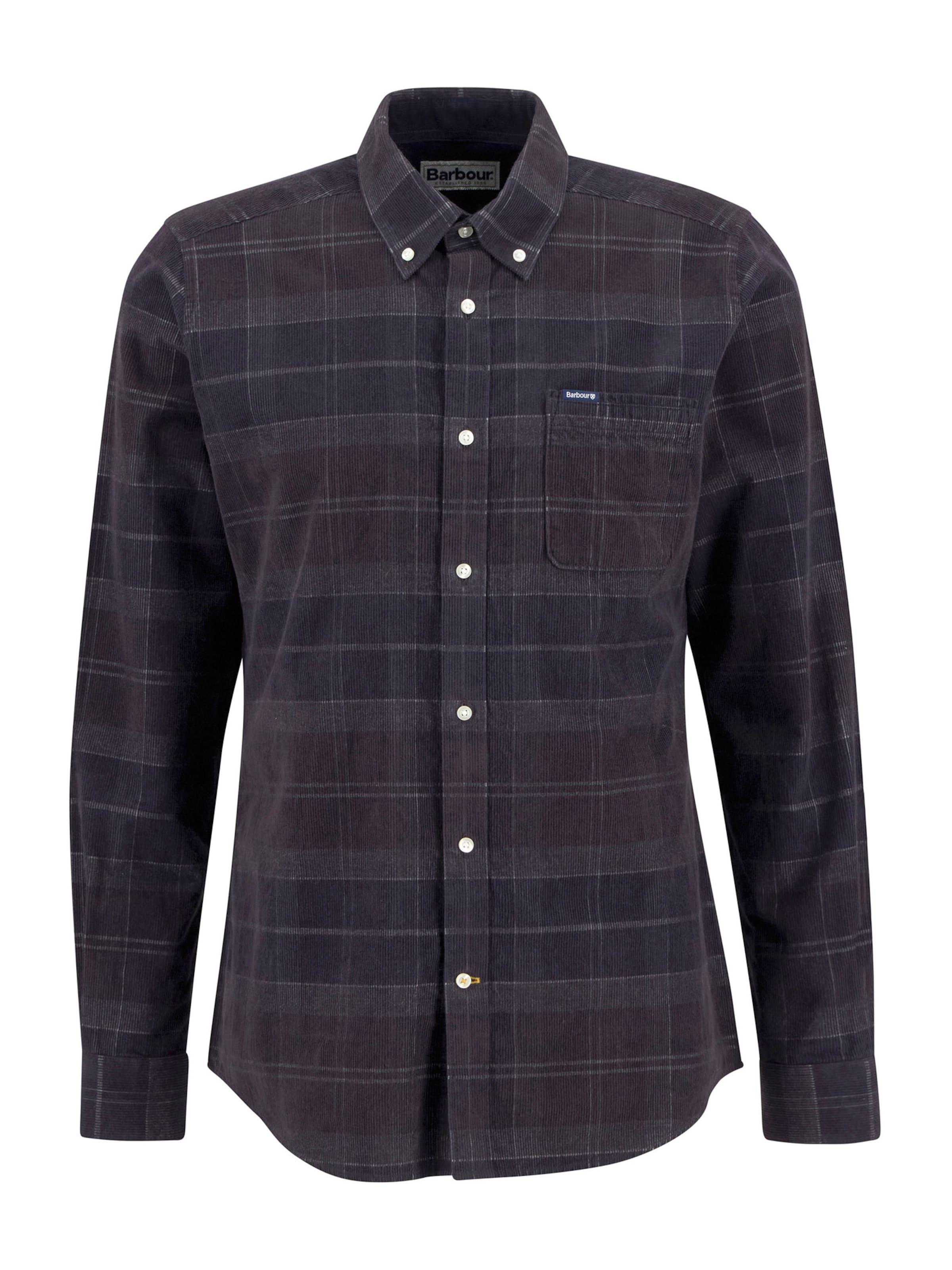 Barbour Button Up Shirt 'Blair' in Dark brown / Dark grey, Item view