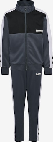 Hummel Trainingsanzug in Blau: Vorderseite