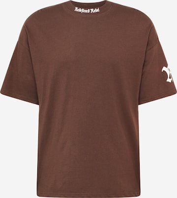 Redefined Rebel Shirt 'Otis' in Brown: front