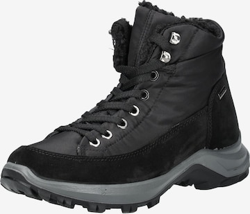 Bottines à lacets IMAC en noir : devant