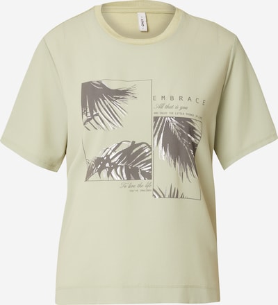 ONLY Paita 'ONLNEWFLORA' värissä antrasiitti / pastellinvihreä / offwhite, Tuotenäkymä