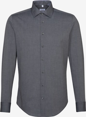 Chemise business SEIDENSTICKER en gris : devant