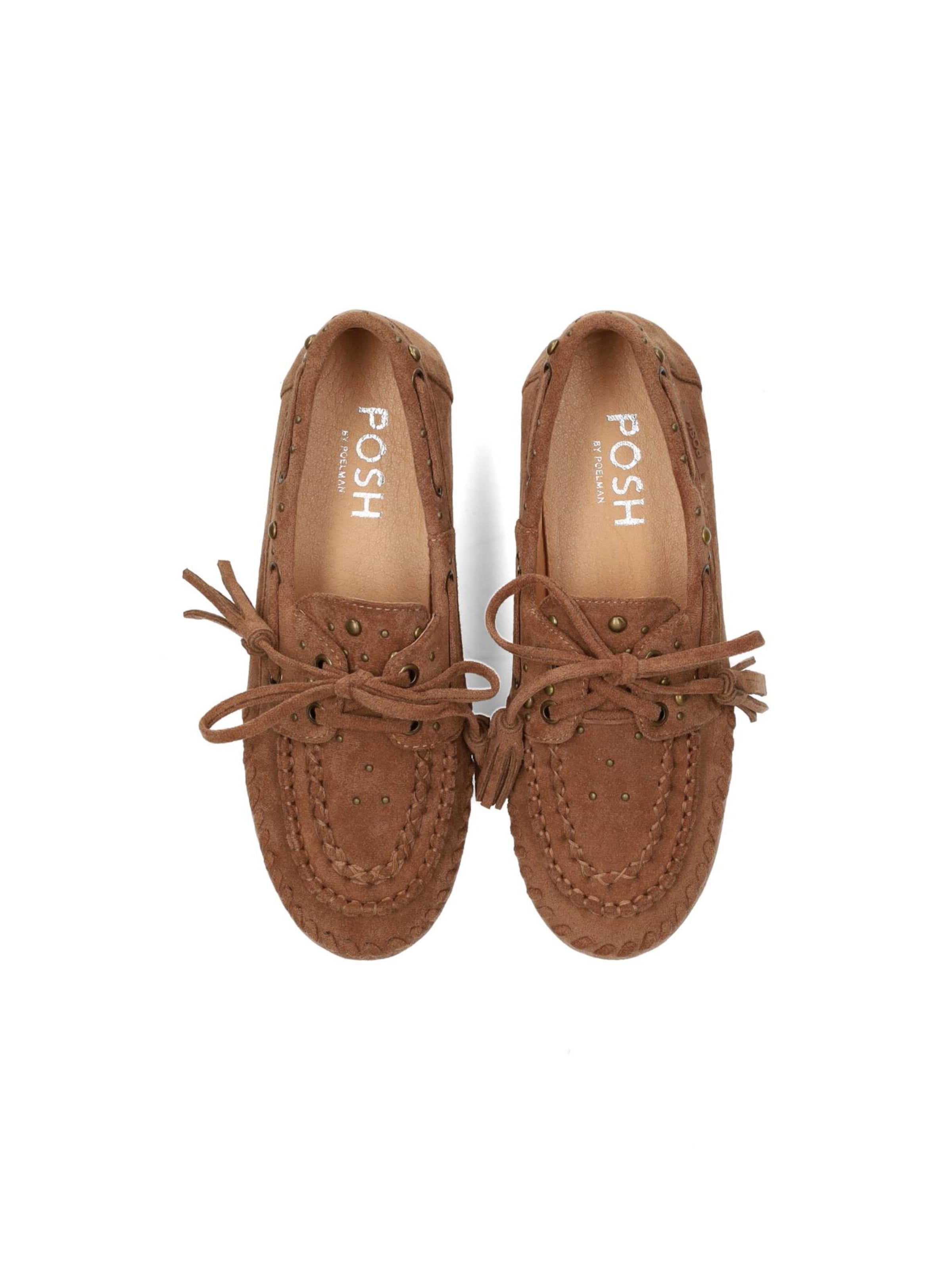 Mocassin 'Taylor' POSH by Poelman en marron