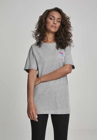 T-shirt Mister Tee en gris : devant