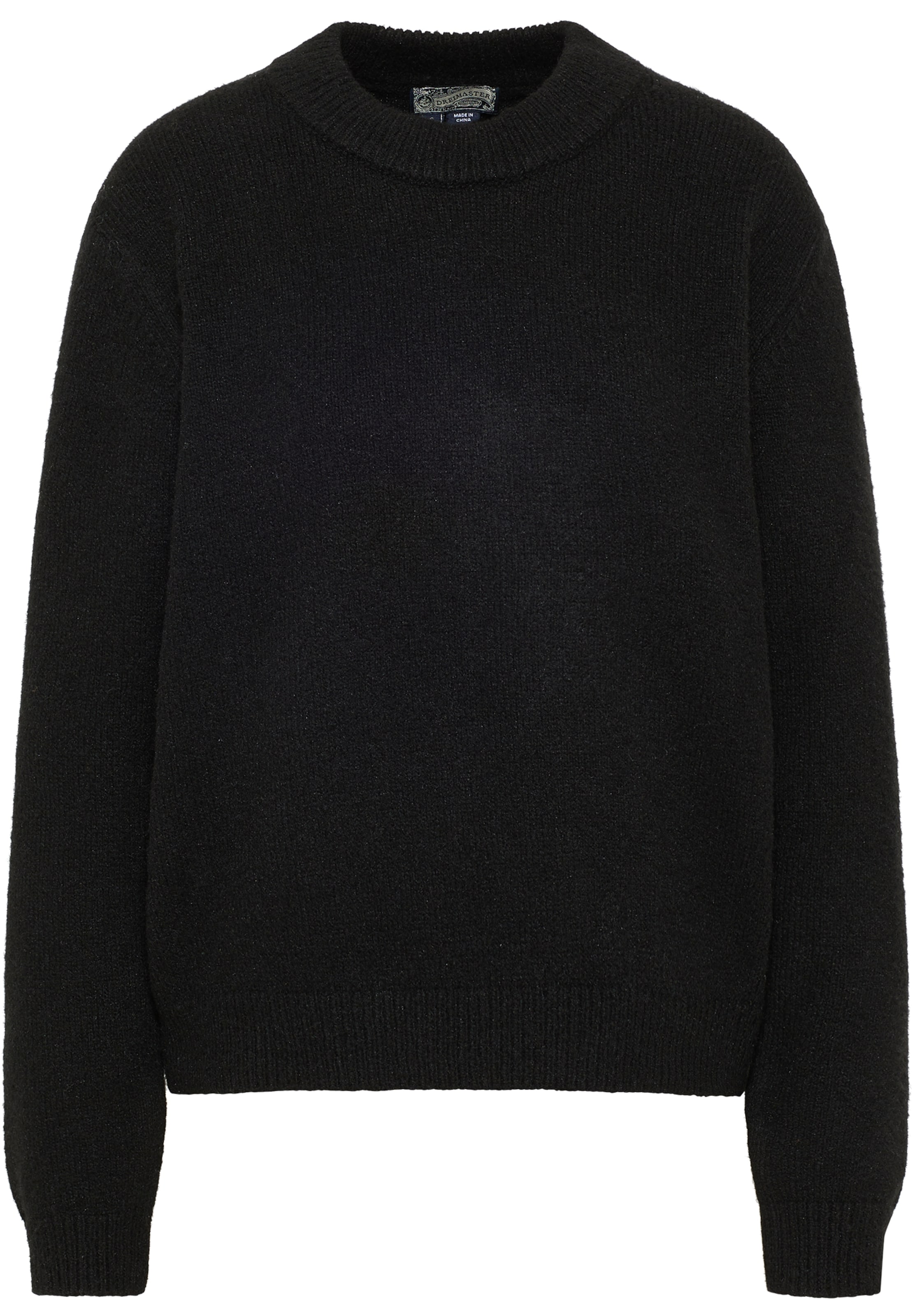 DreiMaster Vintage Пуловер 'Naemi' в черно: отпред