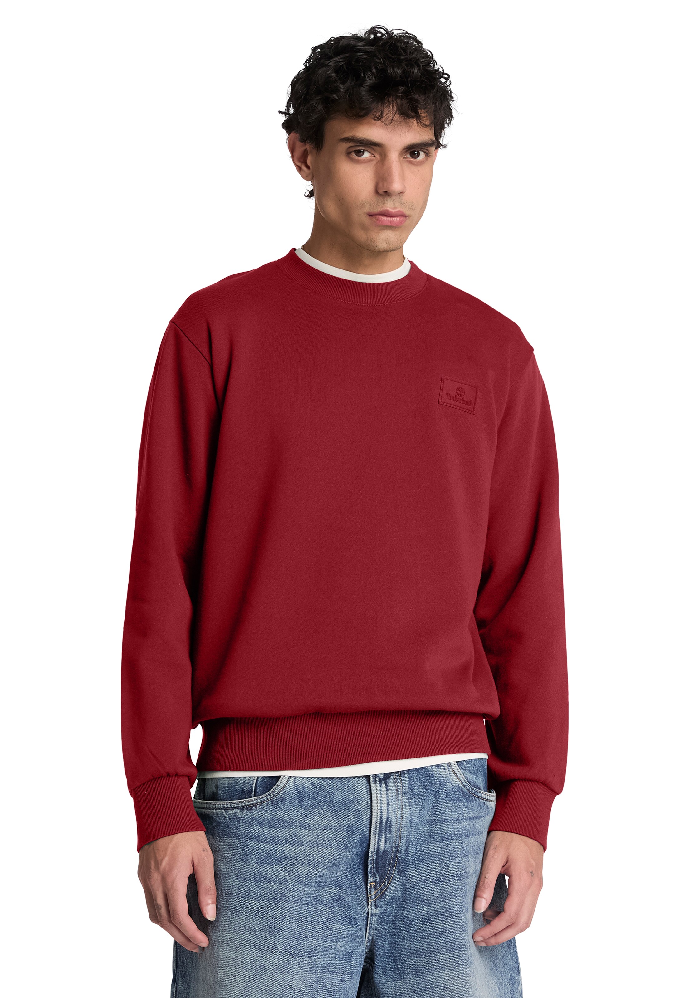 TIMBERLAND Sweatshirt in Rot: Vorderseite