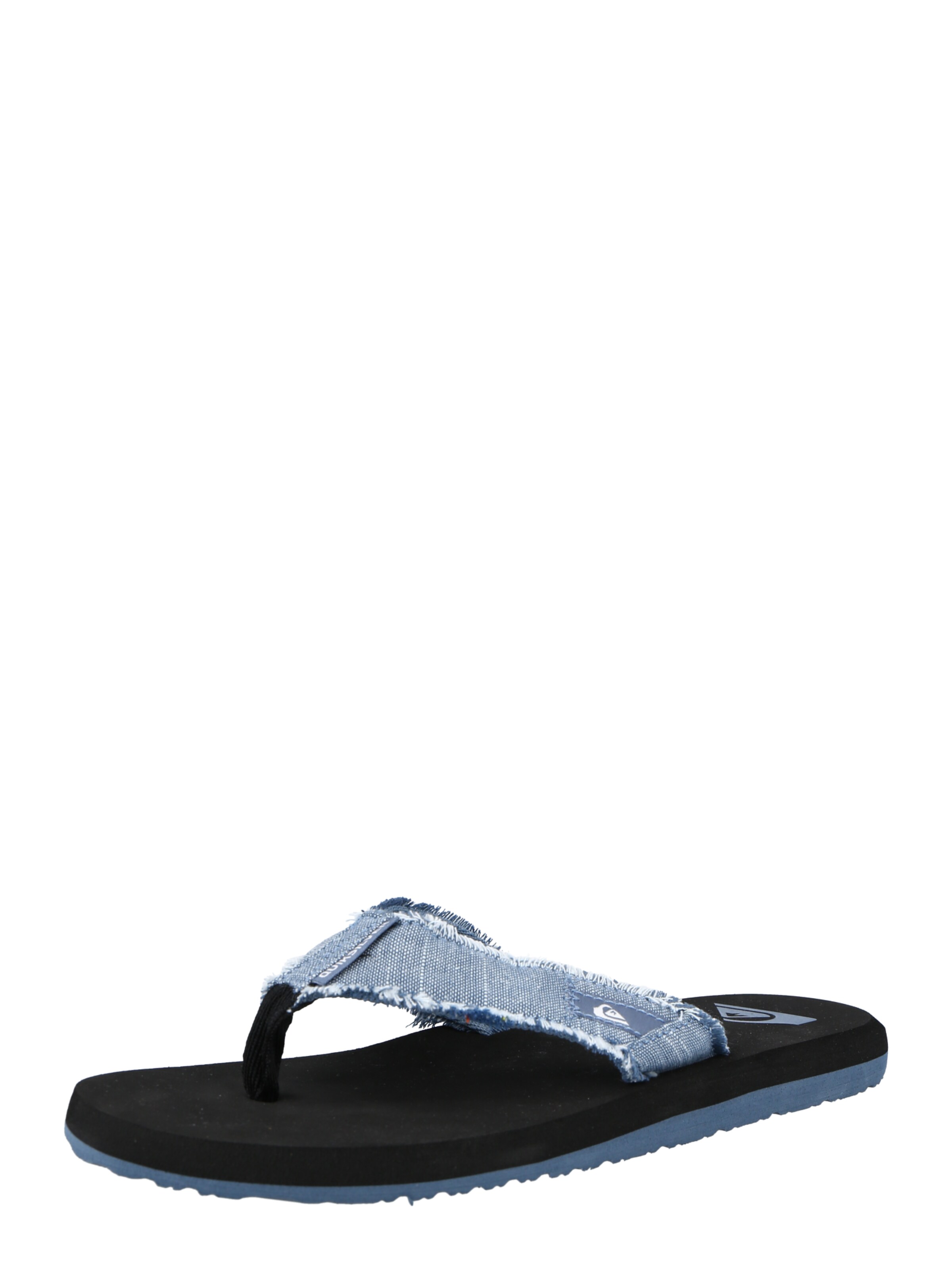 Tongs 'Monkey Abyss' QUIKSILVER en bleu : devant