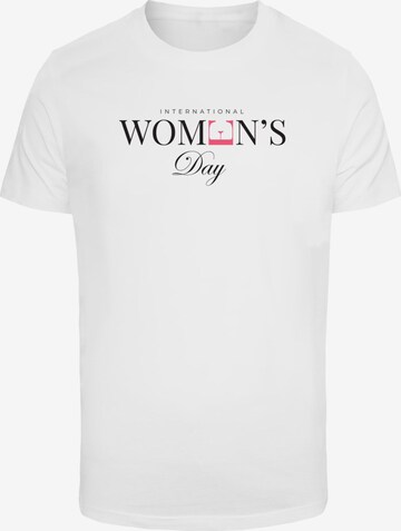 Merchcode Shirt 'WD - International Women's Day' in White: front